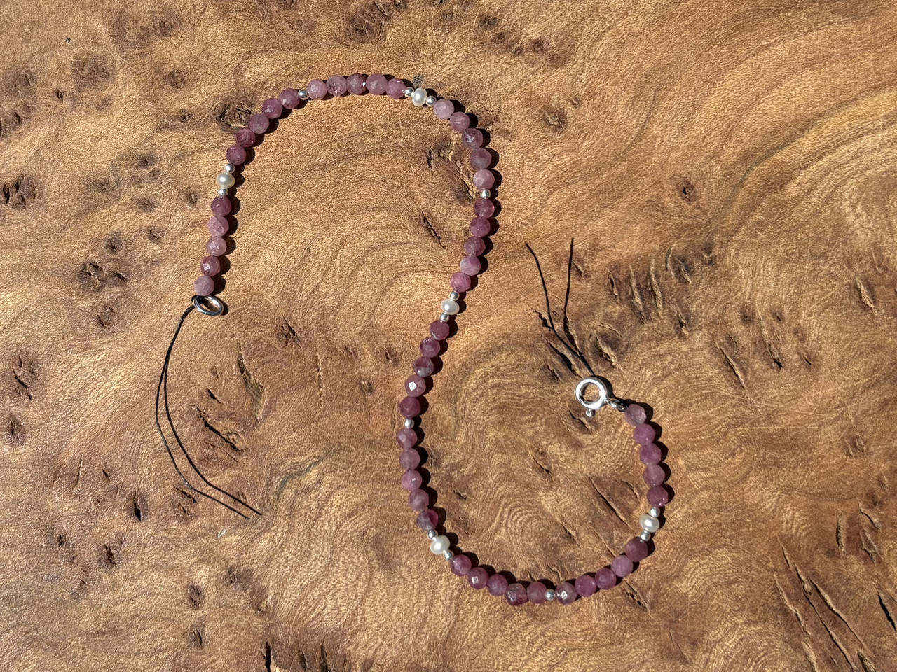 Armband aus Pink Turmalin
