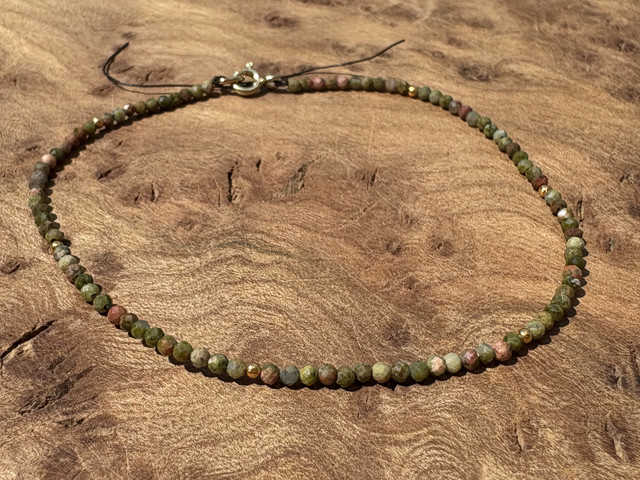 Unikat Armband mit vergoldeten Kugeln